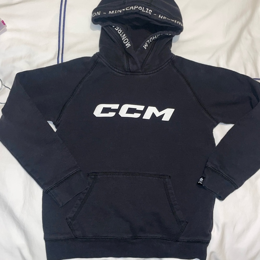CCM Hockey youth sweatshirt, size large black